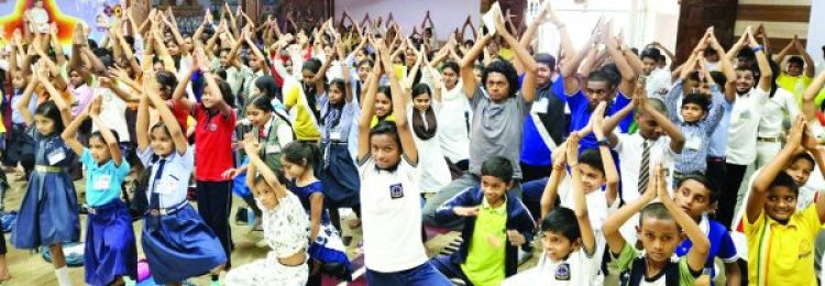 ब्रह्माकुमारिज़ समर कैम्प में बच्चों ने जाने योग के फायदे