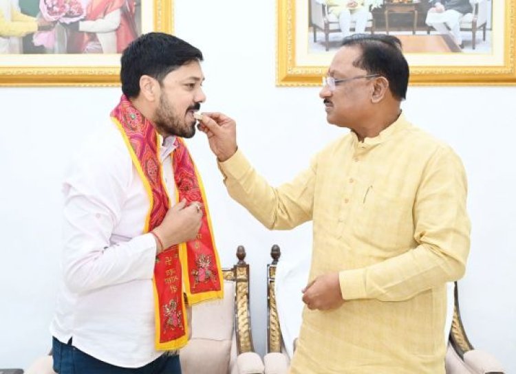 CM विष्णुदेव साय ने अनुज शर्मा को दी जन्मदिन की बधाई