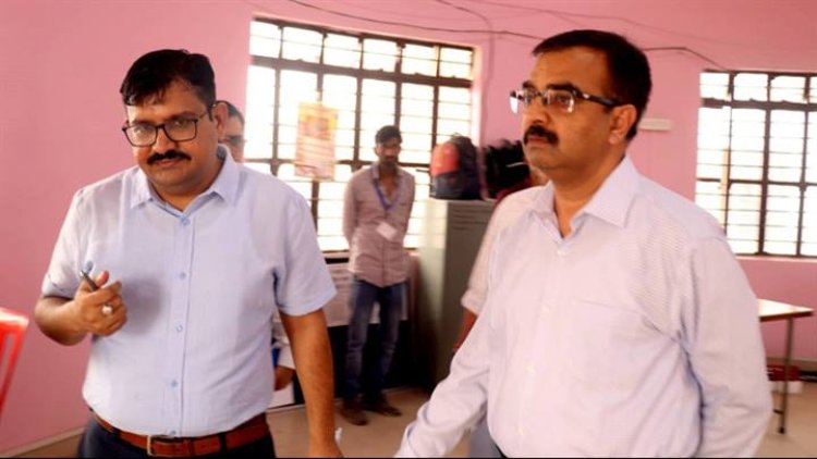 मुख्य निर्वाचन पदाधिकारी श्री राजन ने सीहोर में मतगणना स्थल और स्ट्रांग रूम का किया निरीक्षण