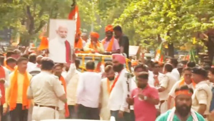 CM विष्णुदेव साय ने जमशेदपुर में निकाला रोड़ शो