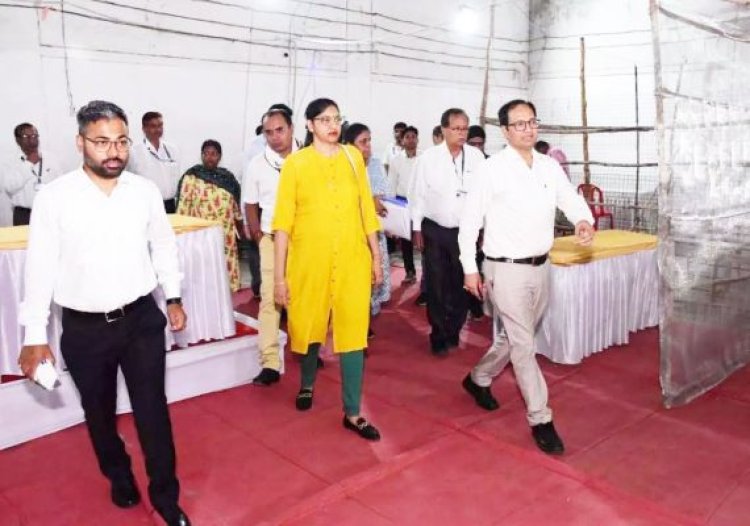 मुख्य निर्वाचन पदाधिकारी ने किया स्ट्रांग रूम व मतगणना कक्ष का निरीक्षण