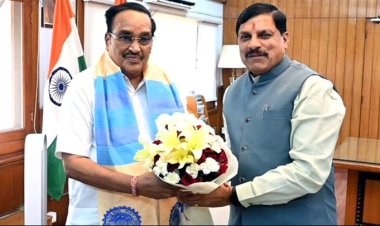 मुख्यमंत्री डॉ. यादव की केंद्रीय मंत्री श्री पाटिल से भेंट