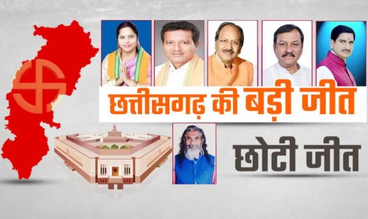 प्रदेश की 11 में से 10 लोकसभा सीटों पर भाजपा जीती