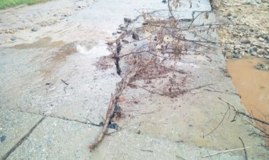 पुल का पहुंच मार्ग जर्जर, विभाग बेखबर