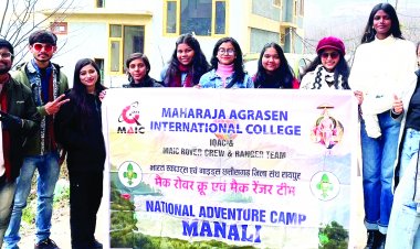 मैक रोवर-रेंजरों ने मनाली कैंप यात्रा कर नेशनल एडवेंचर में लिया हिस्सा