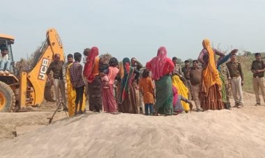 चंबल घड़ियाल इलाके में 880 ट्रॉली रेत मिट्‌टी में मिलाई:बगदिया, सांड और तिल्ली डेरा में मिला था अवैध स्टॉक