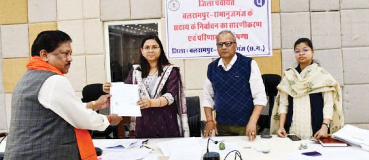 नवनिर्वाचित जिपं सदस्यों को प्रमाण पत्र